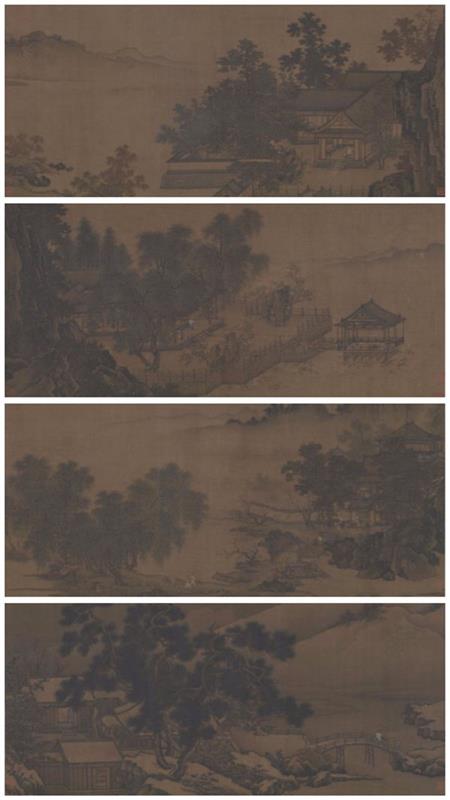 四景山水圖